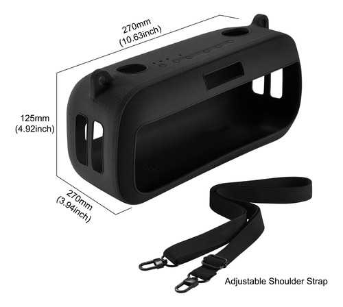Funda De Silicona Compatible Con El Nuevo Altavoz Portátil
