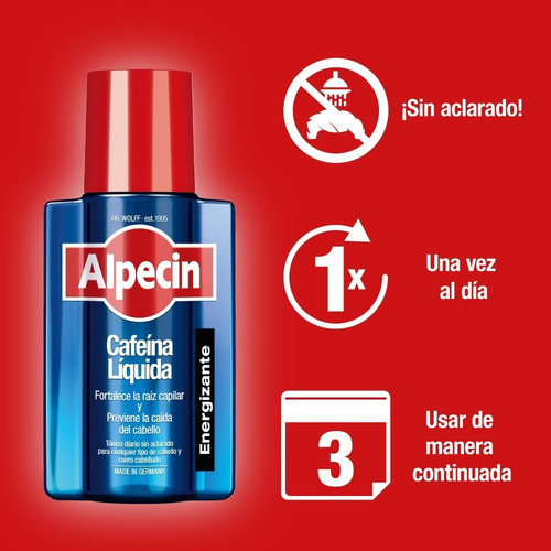 Alpecin Pack X2 Shampoo Anticaída C1 250ml+ Loción Cafeína