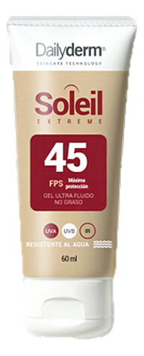 Dailyderm Soleil Extreme Spf 45 Gel 60 Ml