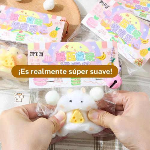 2 Juguetes De Peluche Squeeze Hamster Y 2 X Cat Scratch Para