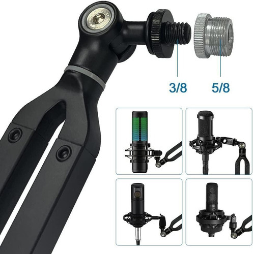 Pedestal Braço Articulado P/microfone Nano,hyperx,akg,at2020