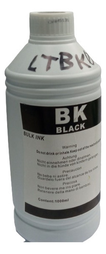Litro De Tinta Negra Bulk Ink Para Canon Y Hp Otiesca
