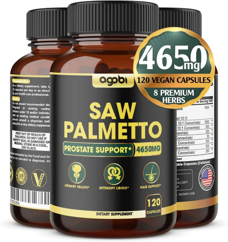 Saw Palmetto Prostate 4650mg Ashwagandha,turmeric 120 Cap