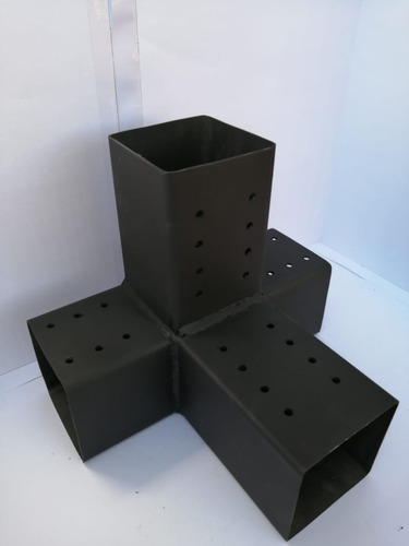 Bases T Para Pergola 3x3 PuLG Ptr Calibre 14 Espesor 2mm