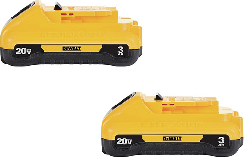 Paquete De Baterias Dewalt 20v Max  3.0 Ah  Paquete De 2  D