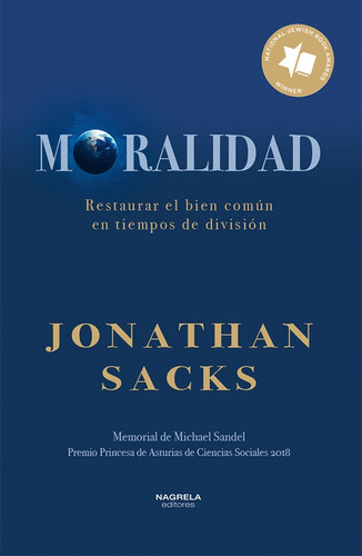 Libro Moralidad - Jonathan Sacks - Nagrela