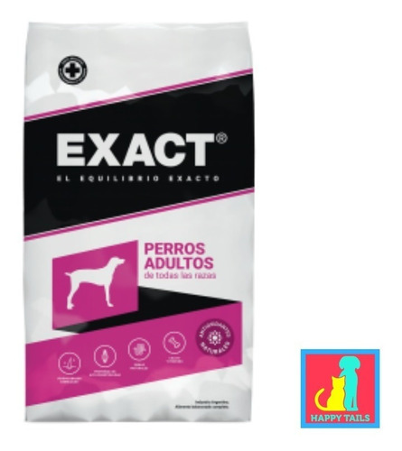 Exact Perros Adultos X 25kg. Happy Tails