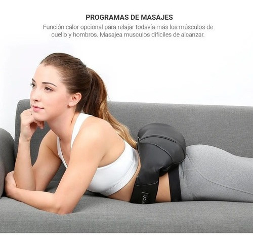Imagen 5 de 10 de Masajeador Cuello & Espalda Calor Cervical Lumbar Hombros Lh