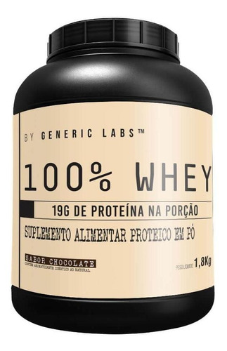 Whey 100% Pure 1,8kg Generic Labs