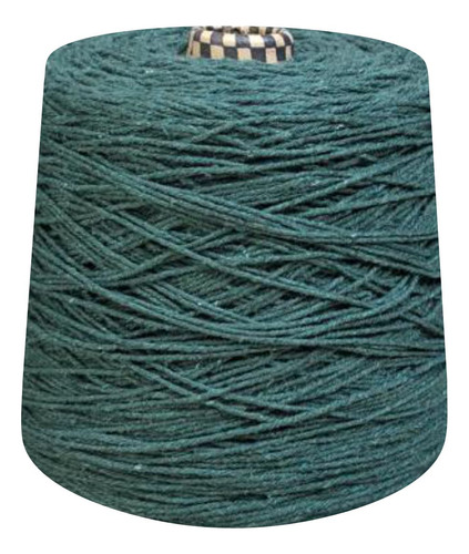 Linha De Crochê Colorido Barbante 8 Fios 1 Kg Tricô Prial Cor Verde Pinheiro