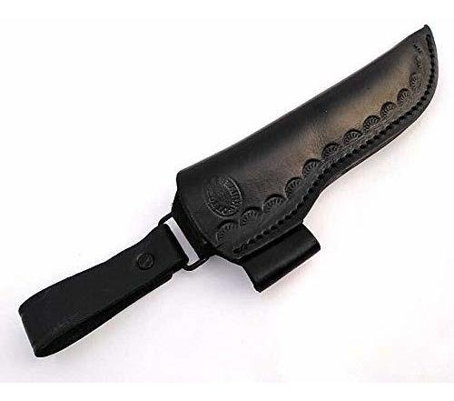 Ottonzasa Funda De Cuchillo De Cuero Hecha A Mano Con Funda 