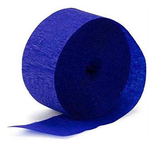 Streamer Amscan Party Crepe, 81 Pies, Azul