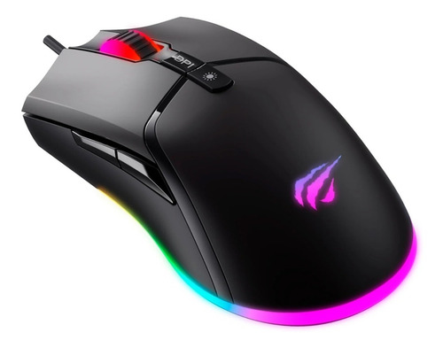 Mouse Gamer Rgb 8000dpi Programable Havit Ms958 7 Botones