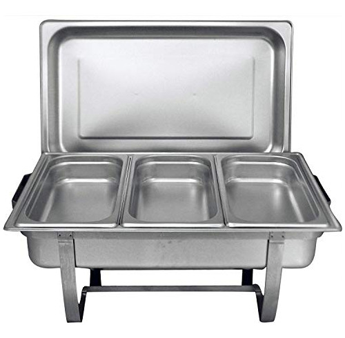 Winble 8 Qt Acero Inoxidable Chafer Tamaño Completo Chafer