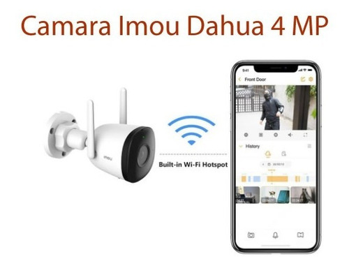 Cámara Ip Seguridad Wifi 4mp Sd Bala Imou Graba Audio