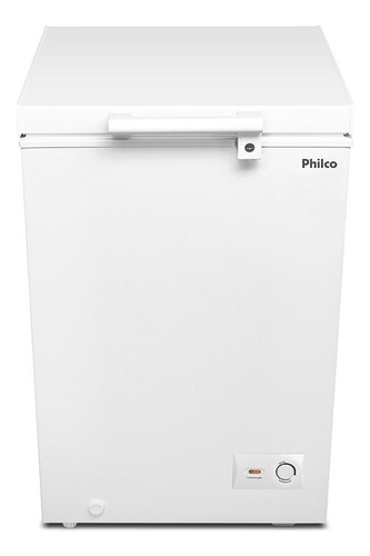 Freezer Horizontal Philco 1 Porta 99 Litros 2 Em 1 Pfh105b Cor Branco 110v