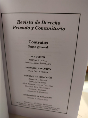 Derecho Privado Y Comunitario - Contratos Parte General.