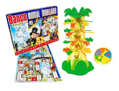 Jogo Infantil Pula Macaco Cada Macaco No Seu Galho - Compre Agora