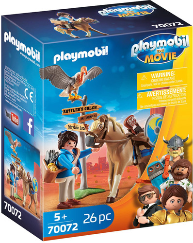 Set De Juguetes Marla Con Caballo Playmobil The Movie