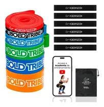 Comprar BOLD TRIBE Kit de 6 Ligas de Resistencia Unlimited Pack - Bandas Elásticas Premium - Ideales para Pull Ups, Cross Training, Calistenia, Dominadas y Entrenamiento Funcional - Gym en Casa