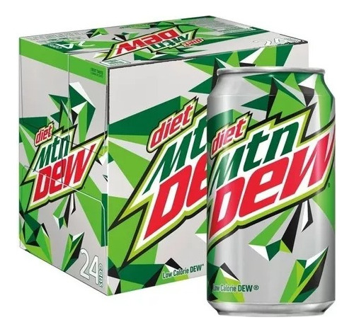 Diet Mountain Dew Sabor Original 24 Pack Importado