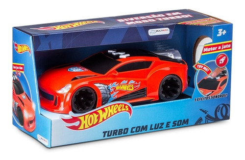 Carro Turbo Com Luz E Som Hot Wheels - Multilaser Br1431