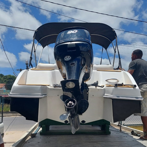 Lancha 18 Pés Rs 180 Com Motor Mercury 100 Hp 4 Tempos 0km