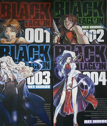 Gibi Black Lagoon Volumes 1, 2, 3 E 