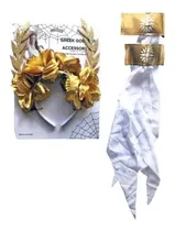 Comprar Set Disfraz Diosa Griega Tiara Y Brazaletes Dorado Ltf Shop