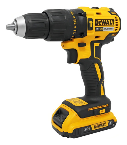 Taladro Inalambrico Percutor 1/2 20v Dewalt Dcd7781d2-b3 Color Amarillo