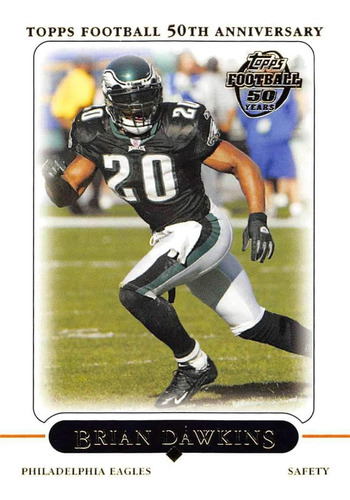 2005 Topps Football 162 Brian Dawkins Philadelphia Eagles