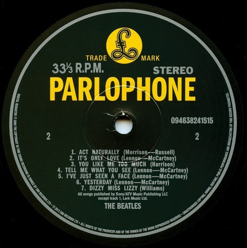 The Beatles Help Vinilo Rock Activity