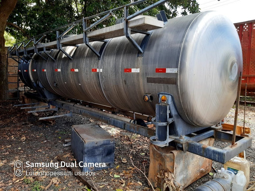 Tanque Inox 12.000 L 7 Metros C/ 3 Compartimentos Ano 2000