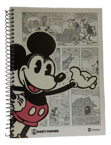 Caderno Universitario 1 Materia Light Quadrinhos Disney