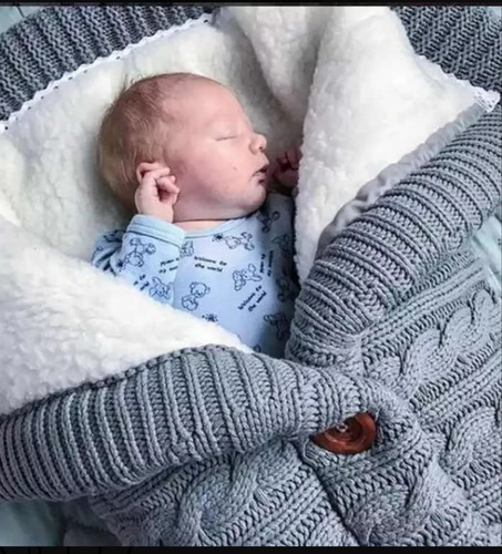 Saco De Dormir Cobertor De Bebê Somente Na Cor Bege