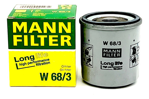 Filtro Aceite W68/3 Long Life Mann Filter Geely Toyota Brill