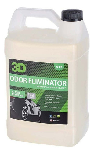 Eliminador De Olores 3d Odor Eliminator Neutraliza Galon 4l