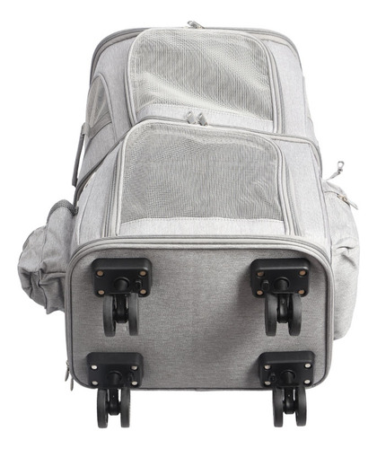 Carrito Plegable Para Gatos Con Doble Compartimento Para Mas