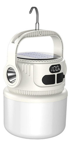 Luz De Campamento Led Solar Luz Exterior 6 Modos Lámpara