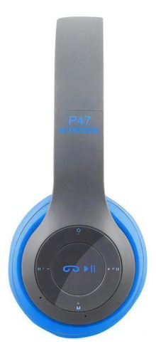 Audífonos Headphone Wireless Modelo P47 Color Azul