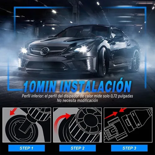 For Kit De Focos Led H1 H1 Luz Alta/baja Para ford Lobo