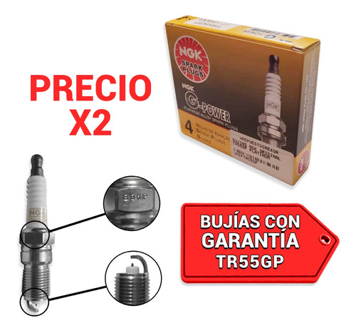 Bujia Ngk Platinium Chevrolet Silverado V8 5.3 05-07