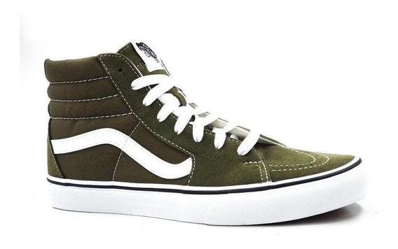 vans verdes bota