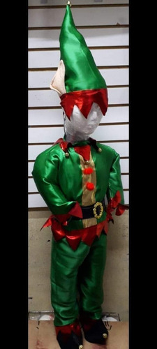 Disfraz Duende Niño Elfo Navidad Todas Las Tallas 