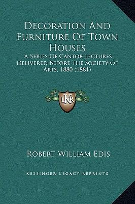 Libro Decoration And Furniture Of Town Houses : A Series ...