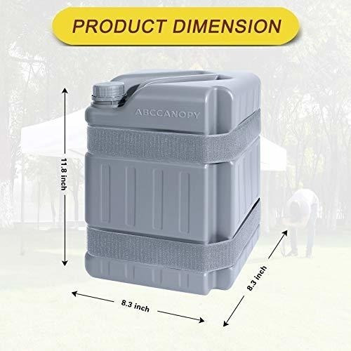 Pesas De Dosel De Agua Resistentes 4 Unidades - 52 Kg Max. G