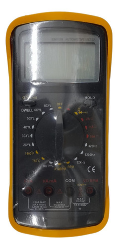 Multimetro Tester Digital Automotor Temp Rpm Frec Em128 Htec