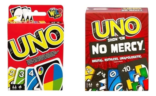 Pack Uno Clasico + Uno No Mercy 