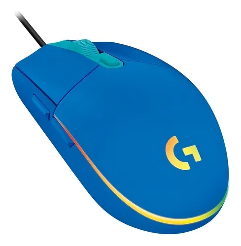 Logitech G G Series G203 Lightsync Azul Mouse Gamer de Juego
