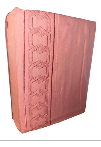 Juego De Sábanas Queen Rosa Bouquetex 3200 Hilos Americano Rosa Viejo Liso